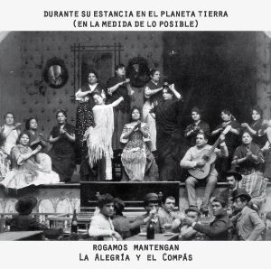 POSTAL ROGAMOS MANTENGAN LA ALEGRÍA Y EL COMPÁS