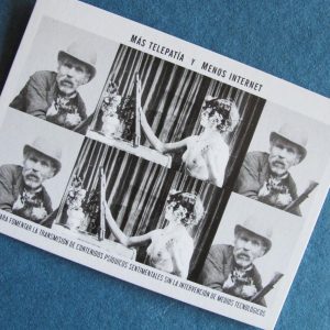 POSTAL MÁS TELEPATÍA Y MENOS INTERNET