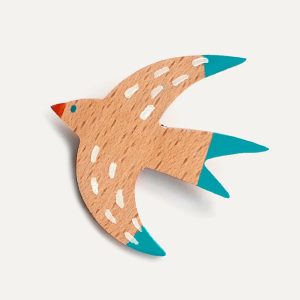 Broche Golondrina Azul