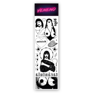 Tatuajes temporales Veneno
