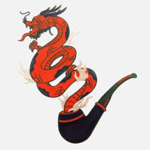 Parche espalda mediano Smoky Dragon