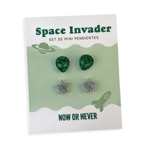 Set de Pendientes Space Invader