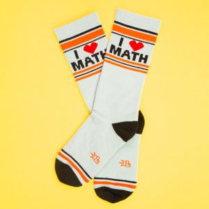 Calcetines I love math