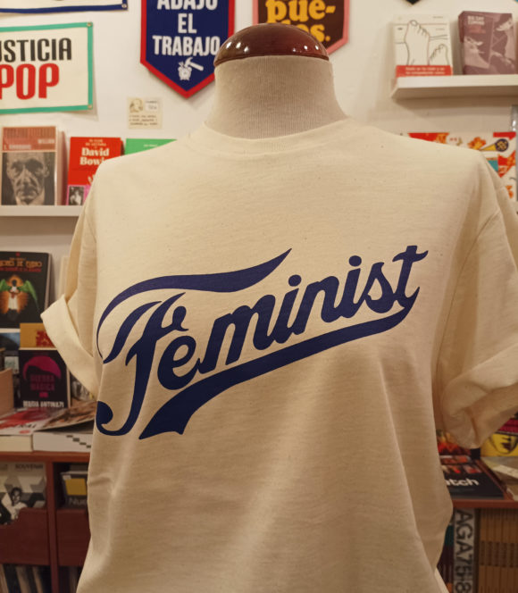 Camiseta FEMINIST blanco natural - Imagen 2