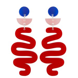 Pendientes Eden Rojo