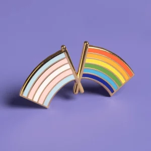 Pin Bandera trans y LGTB