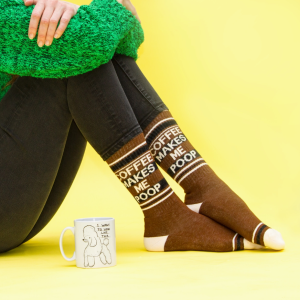 Calcetines Coffee Makes Me Poop