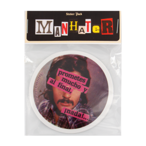 Pack pegatinas Manhater