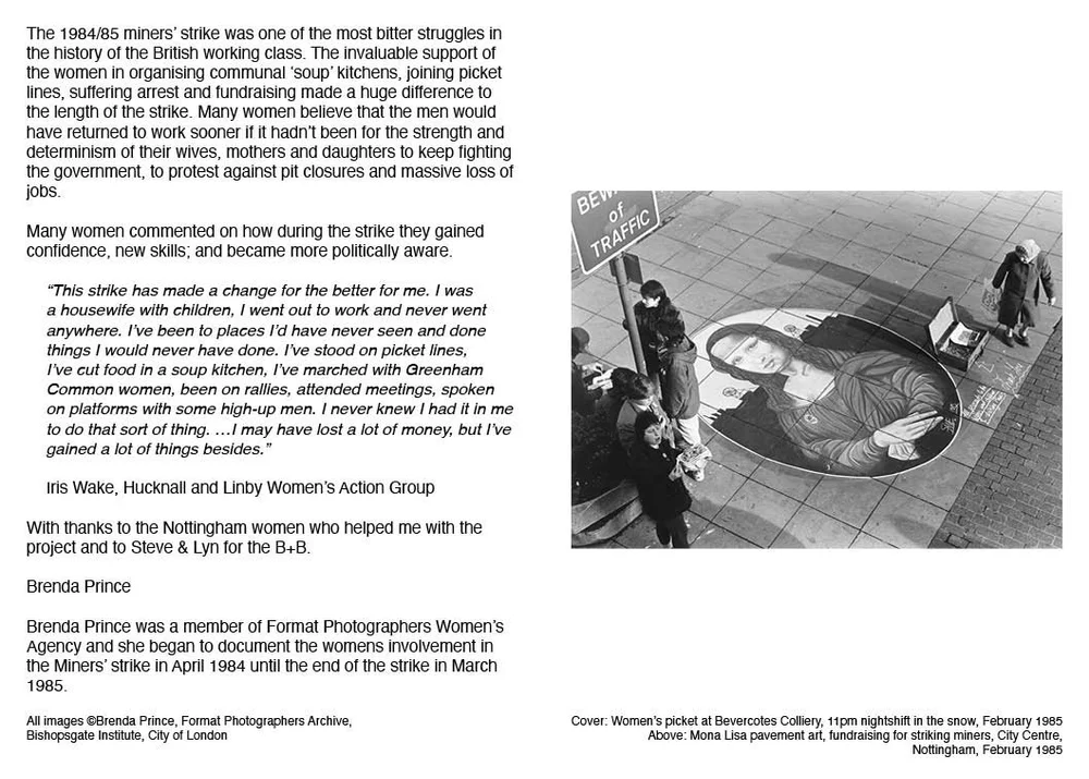 Fanzine Café Royal Women & The Miners' Strike Nottinghamshire 1984-85 - Imagen 2
