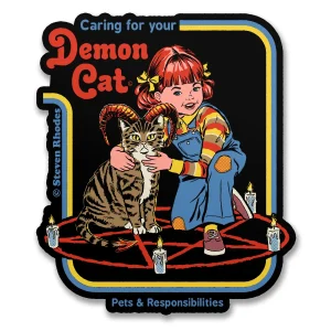 Pegatina Steven Rhodes Demon cat