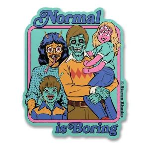 Pegatina Steven Rhodes Normal is boring