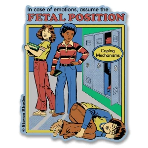 Pegatina Steven Rhodes Fetal Position