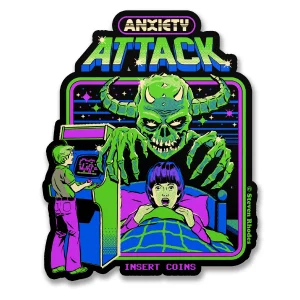 Pegatina Steven Rhodes Anxiety attack