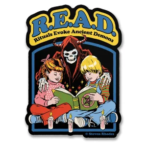 Pegatina Steven Rhodes READ
