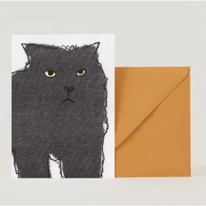 Tarjeta felicitación Gato grande
